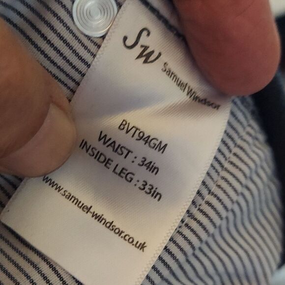 NWT Samuel Windsor Soft Cotton 5 Pocket Jeans Size 34 Waist - Picture 10 of 11